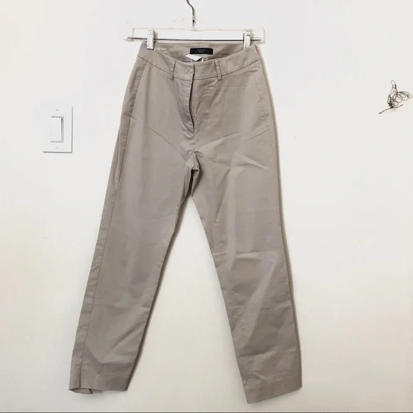 ❌ ❌ ❌ NWOT Max Mara Weekend Osella Cotton Blend Cigarette Trousers - Picture 2 of 10